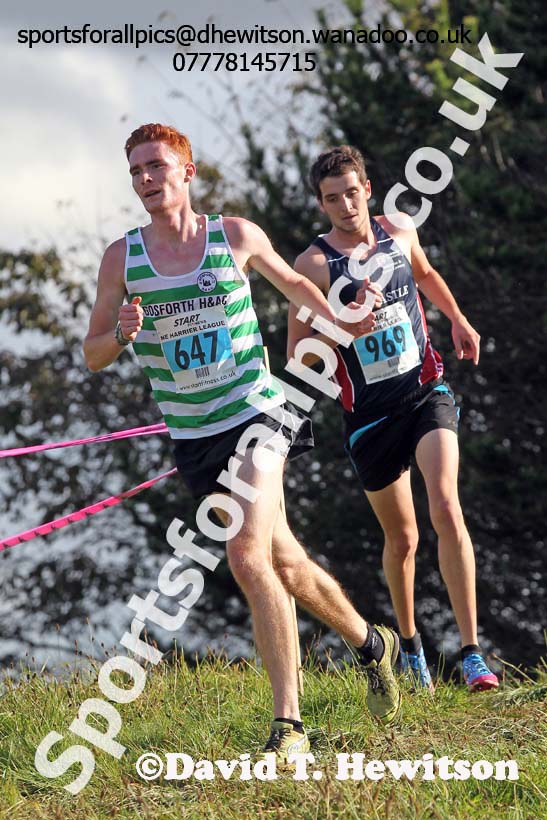 Senior mens North East Harrier League, Cramlington. Photo: David T. Hewitson/Sports for All Pics